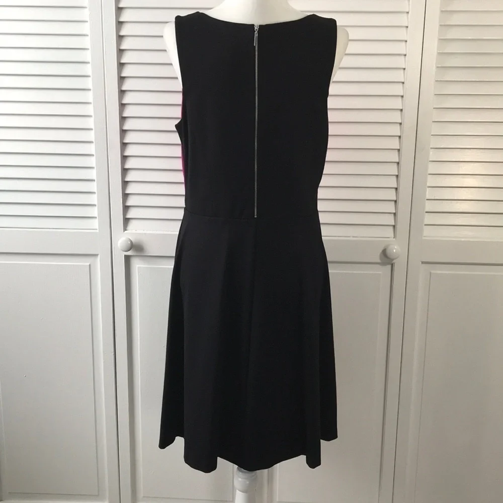 3/$25 INC Sleeveless Color Block Rayon Blend Dress Size Large